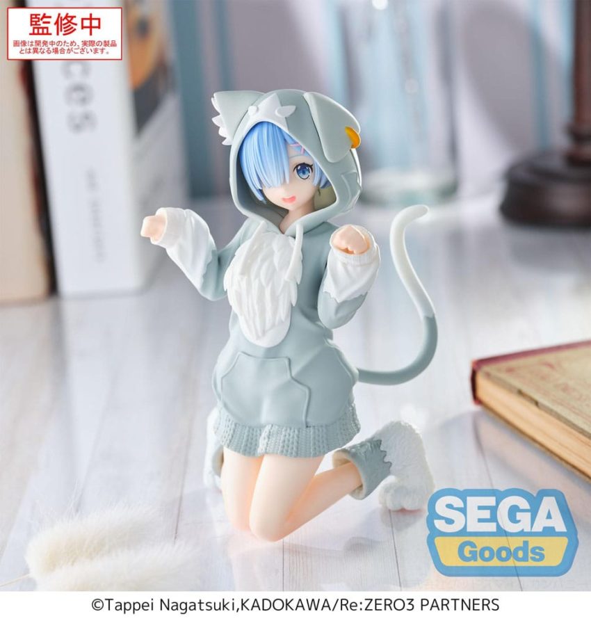 Re:Zero Starting Life in Another World Yumemirize PVC Statue Rem Mofumofu Pack 11 cm by Sega - Re