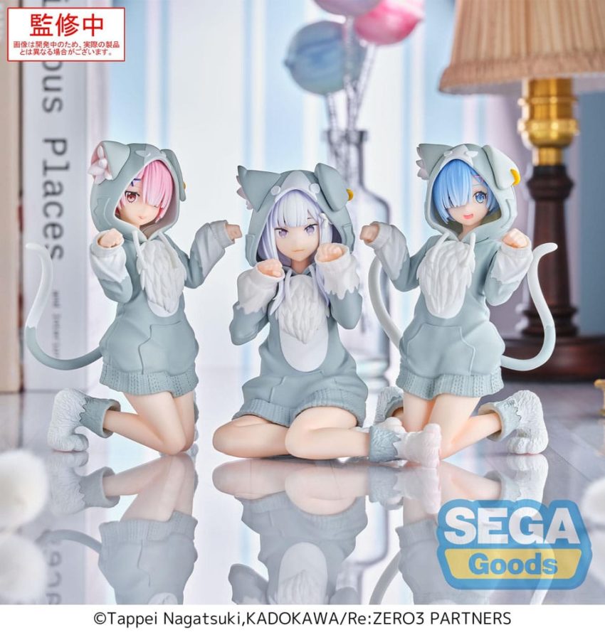 Re:Zero Starting Life in Another World Yumemirize PVC Statue Rem Mofumofu Pack 11 cm by Sega - Re