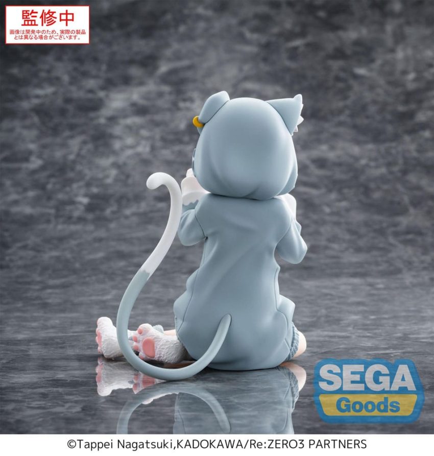 Re:Zero Starting Life in Another World Yumemirize PVC Statue Emilia Mofumofu Pack 11 cm by Sega - Re