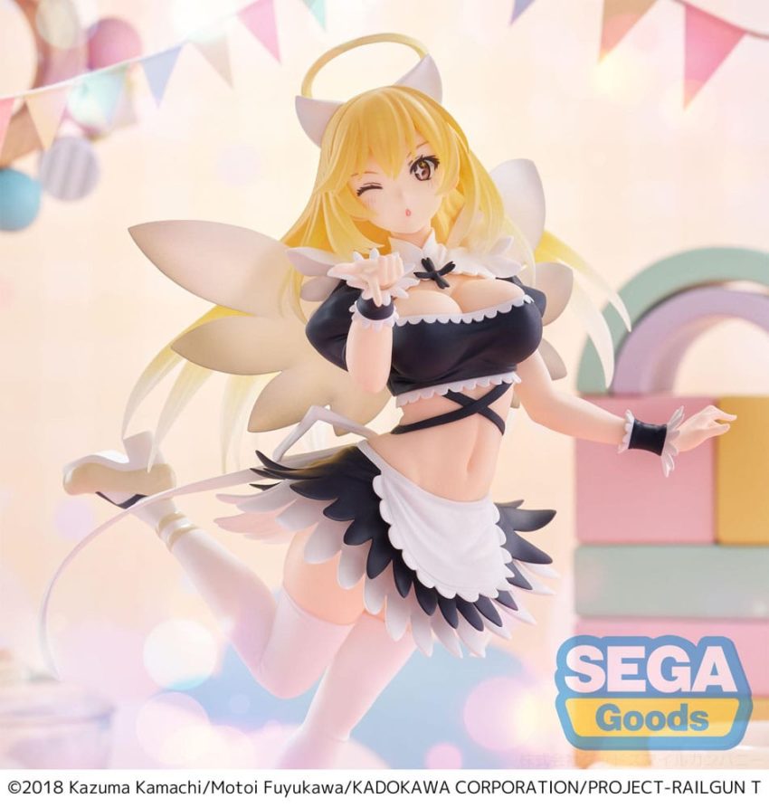 A Certain Scientific Railgun T Luminasta PVC Statue Misaki Shokuhou Fallen Angel Maid 20 cm by Sega - A Certain Scientific