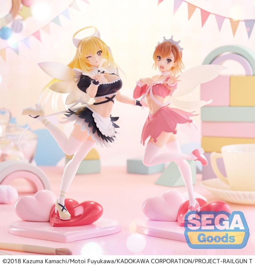 A Certain Scientific Railgun T Luminasta PVC Statue Misaki Shokuhou Fallen Angel Maid 20 cm by Sega - A Certain Scientific