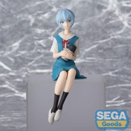 Rebuild of Evangelion PM Perching PVC Statue Rei Ayanami Evangelion New Theatrical Edition 14 cm by Sega - Evangelion