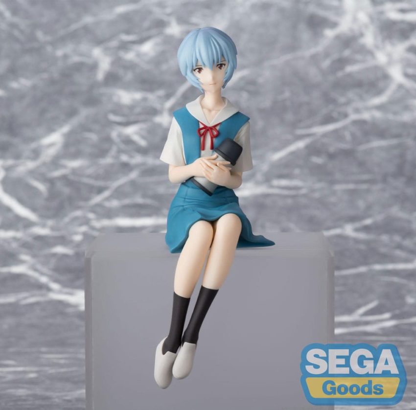 Rebuild of Evangelion PM Perching PVC Statue Rei Ayanami Evangelion New Theatrical Edition 14 cm by Sega - Evangelion