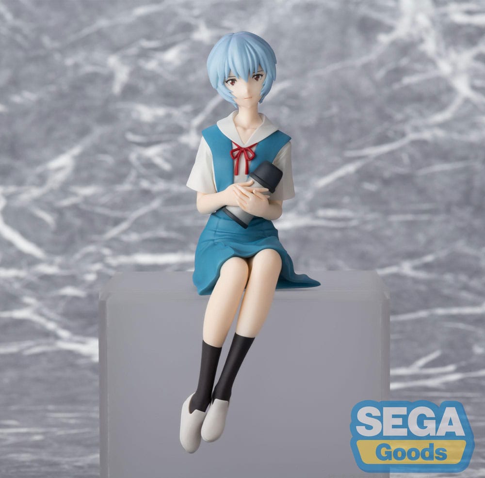 Rebuild of Evangelion PM Perching PVC Statue Rei Ayanami Evangelion New Theatrical Edition 14 cm by Sega - Evangelion