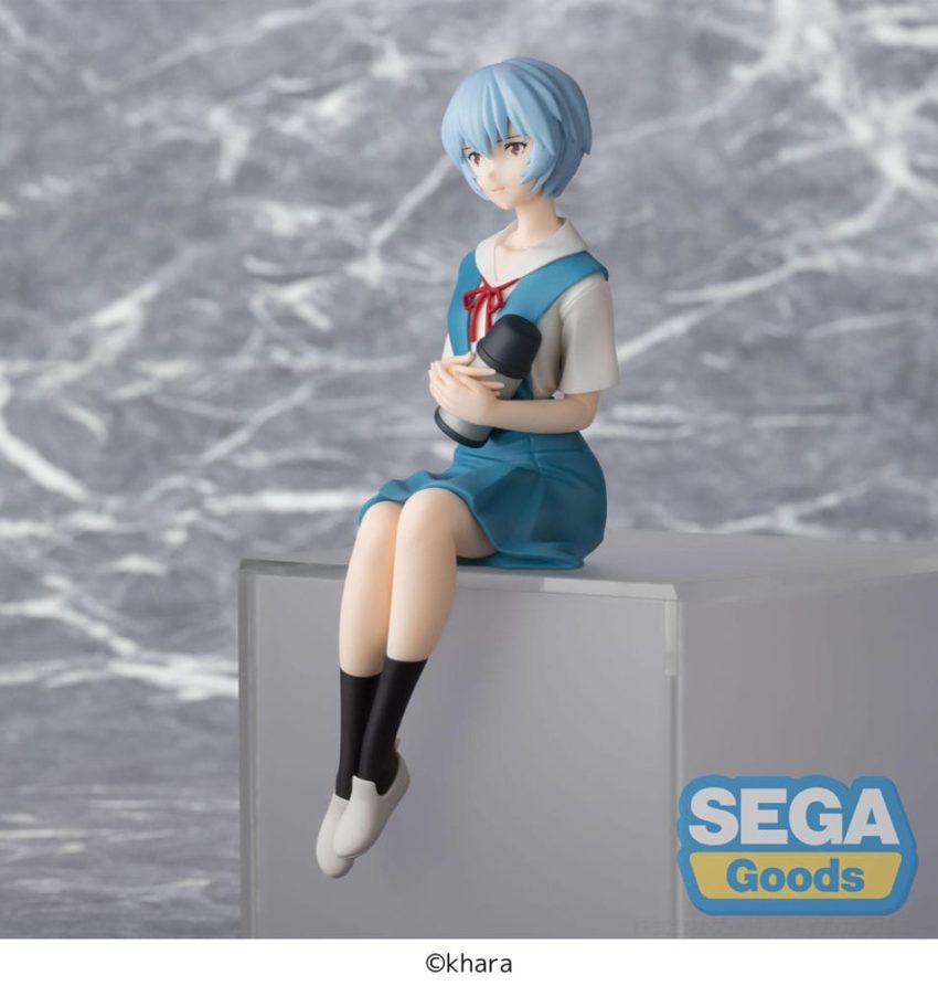 Rebuild of Evangelion PM Perching PVC Statue Rei Ayanami Evangelion New Theatrical Edition 14 cm by Sega - Evangelion
