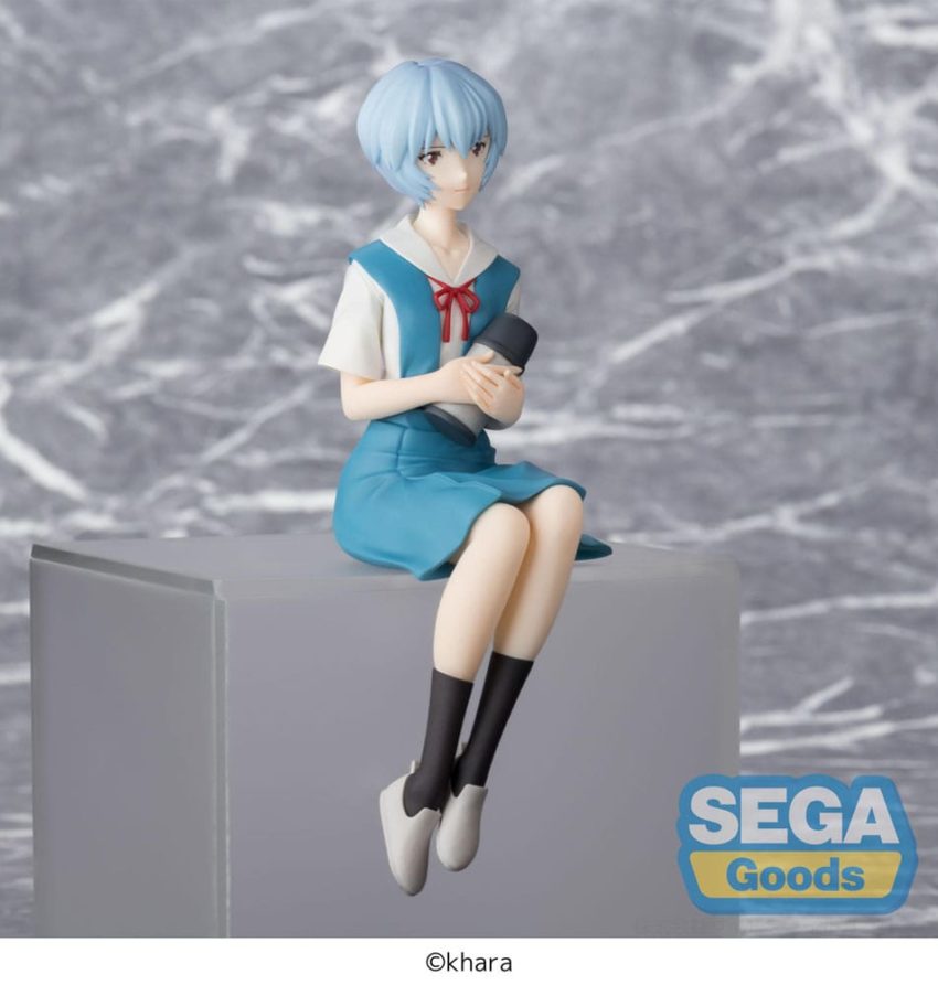 Rebuild of Evangelion PM Perching PVC Statue Rei Ayanami Evangelion New Theatrical Edition 14 cm by Sega - Evangelion