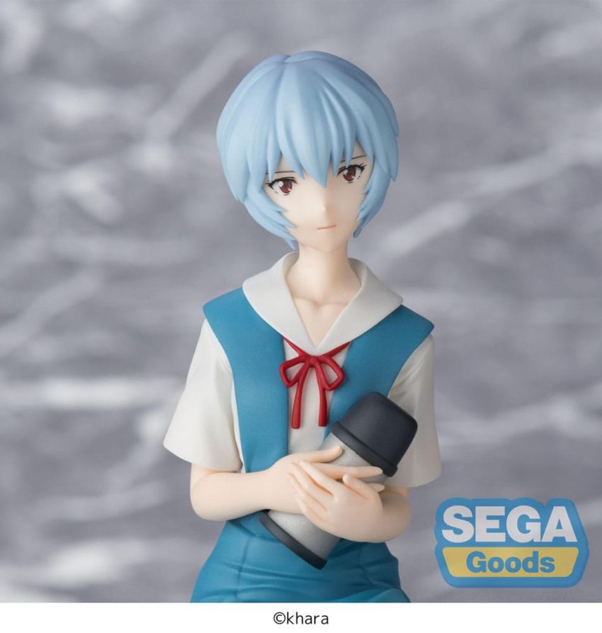 Rebuild of Evangelion PM Perching PVC Statue Rei Ayanami Evangelion New Theatrical Edition 14 cm by Sega - Evangelion