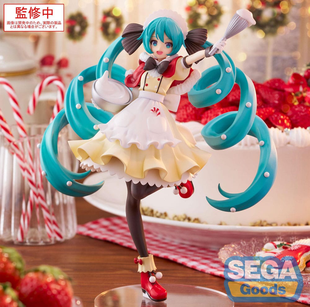 Character Vocal Series 01: Hatsune Miku Luminasta PVC Statue Hatsune Miku Christmas 2025 20 cm by Sega - Character Vocal Series