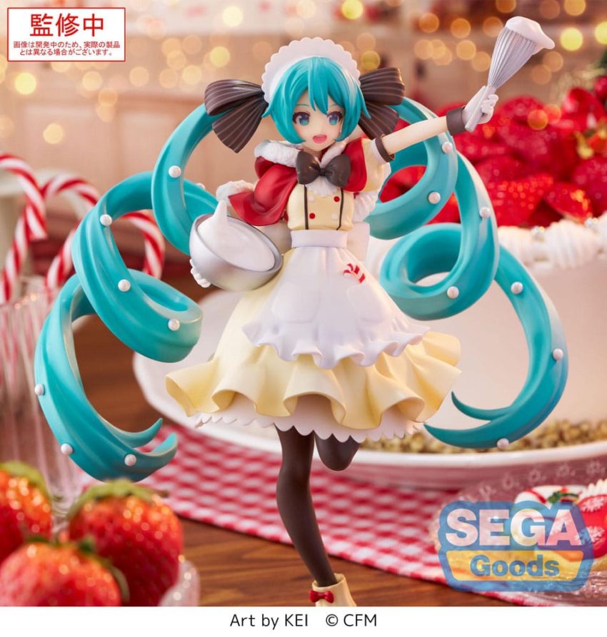 Character Vocal Series 01: Hatsune Miku Luminasta PVC Statue Hatsune Miku Christmas 2025 20 cm by Sega - Character Vocal Series