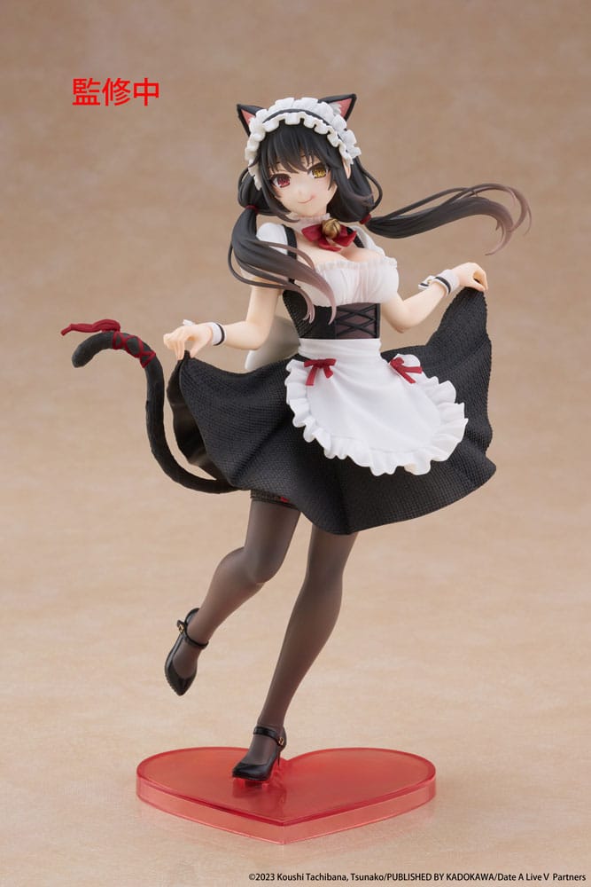 Date A Live V Coreful PVC Statue Kurumi Tokisaki Cat Ear Maid Ver. 18 cm by Taito Prize - Date A Live