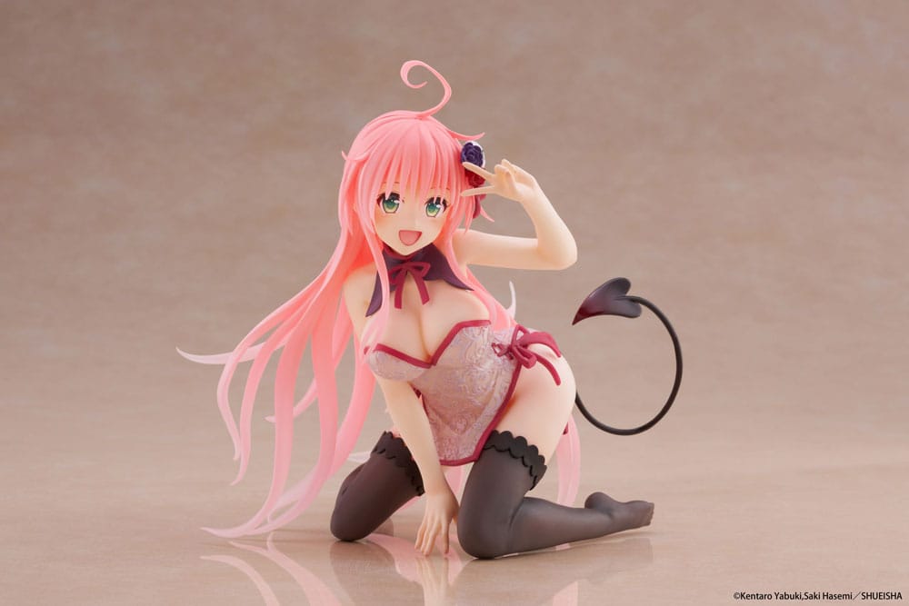 To Love-Ru Darkness PVC Statue Desktop Cute Figure Lala Chinese Dress Ver. 13 cm by Taito Prize - To Love-Ru