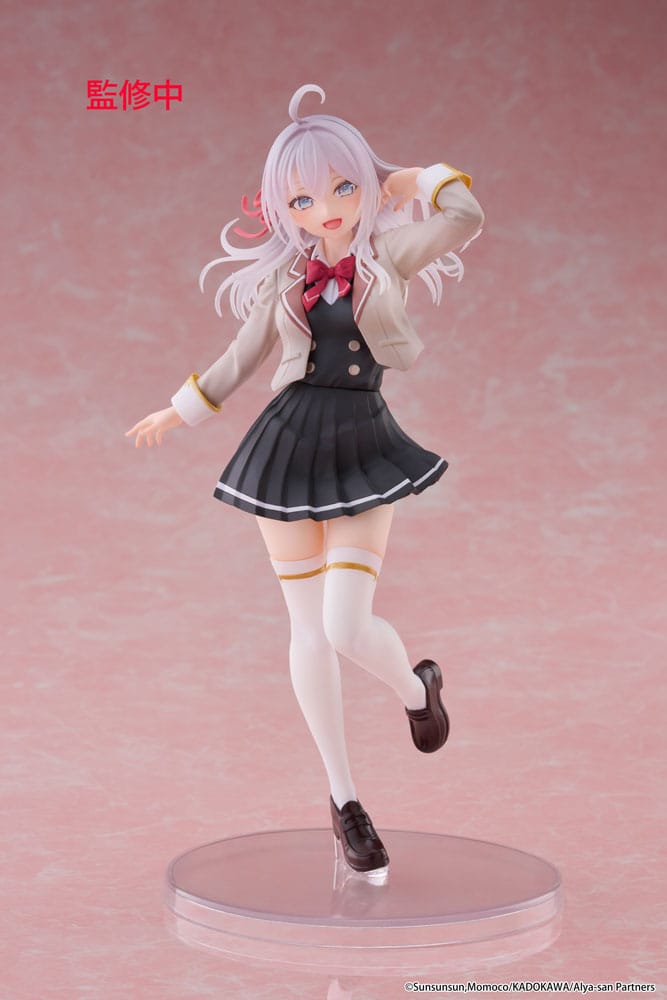 Alya Sometimes Hides Her Feelings in Russian Coreful PVC Statue Alya School Uniform Ver. 18 cm by Taito Prize - Alya Sometimes Hides Her Feelings in Russian