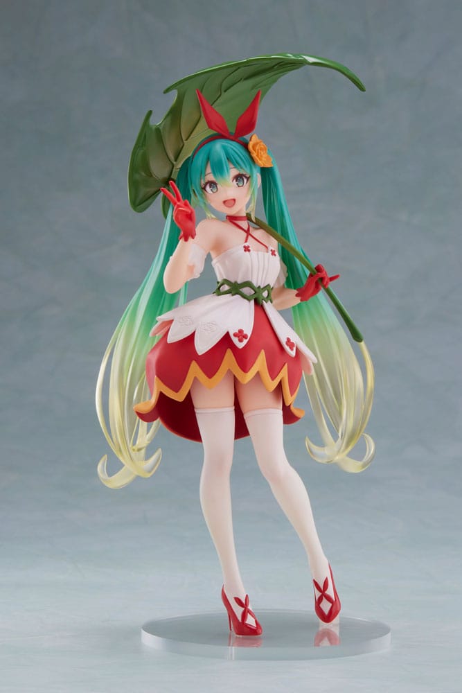 Hatsune Miku PVC Statue Hatsune Miku Wonderland Figure Thumbelina 18 cm by Taito Prize - Hatsune Miku