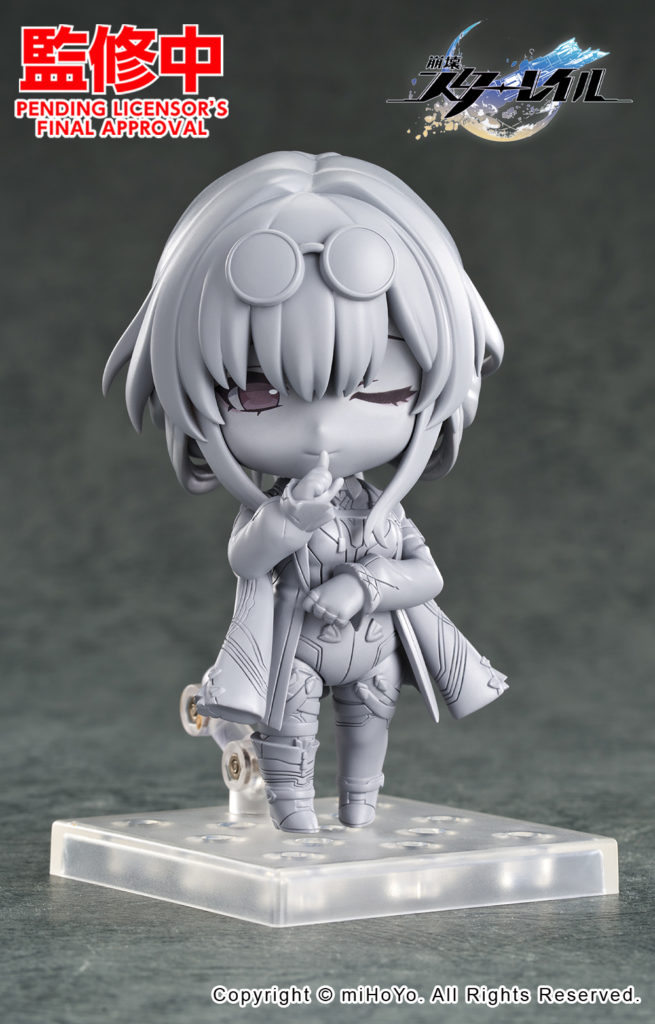 Unpainted prototype of Nendoroid Kafka from Honkai: Star Rail by Good Smile Company