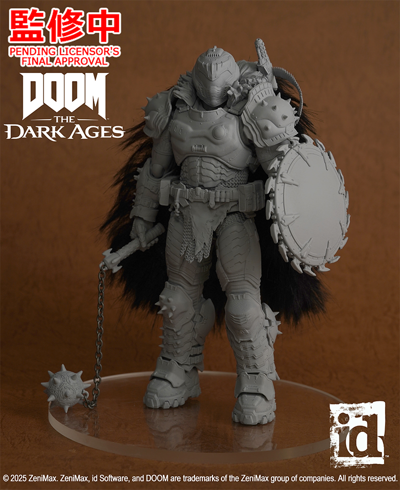 figma Doomslayer The Dark Ages prototype figure first revealed by Good Smile Company