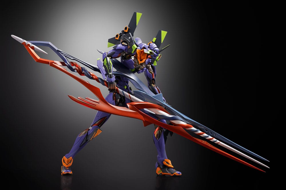 Neon Genesis Evangelion Metal Build Action Figure Eva Test Type-01 30th with the Spear of Gaius 22 cm by Bandai Tamashii Nations - Evangelion