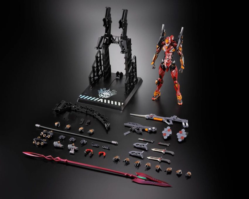 Neon Genesis Evangelion Metal Build Action Figure Eva Production Model-02 30th with the Spear of Cassius 22 cm by Bandai Tamashii Nations - Evangelion