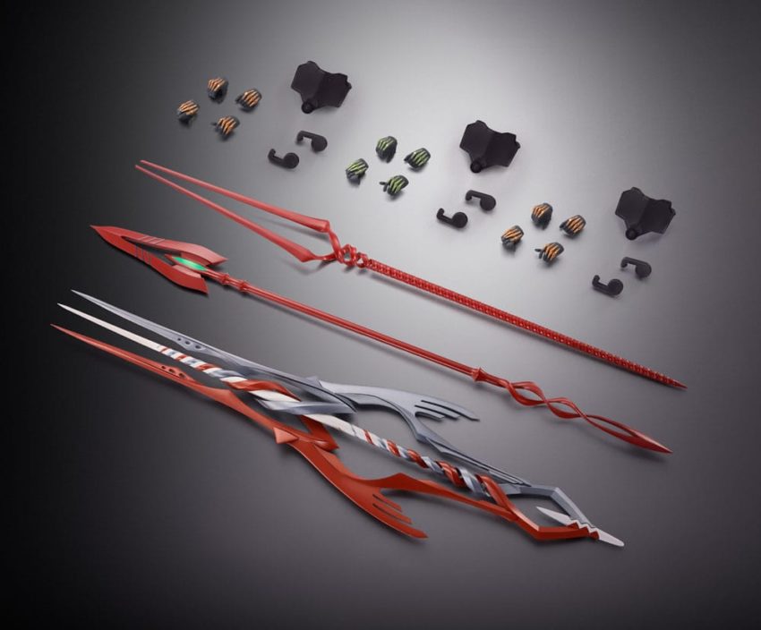 Neon Genesis Evangelion Metal Build Accessory Set 3 Spears Set for Eva 30th with the Spear Another Color by Bandai Tamashii Nations - Evangelion
