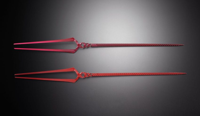 Neon Genesis Evangelion Metal Build Accessory Set 3 Spears Set for Eva 30th with the Spear Another Color by Bandai Tamashii Nations - Evangelion