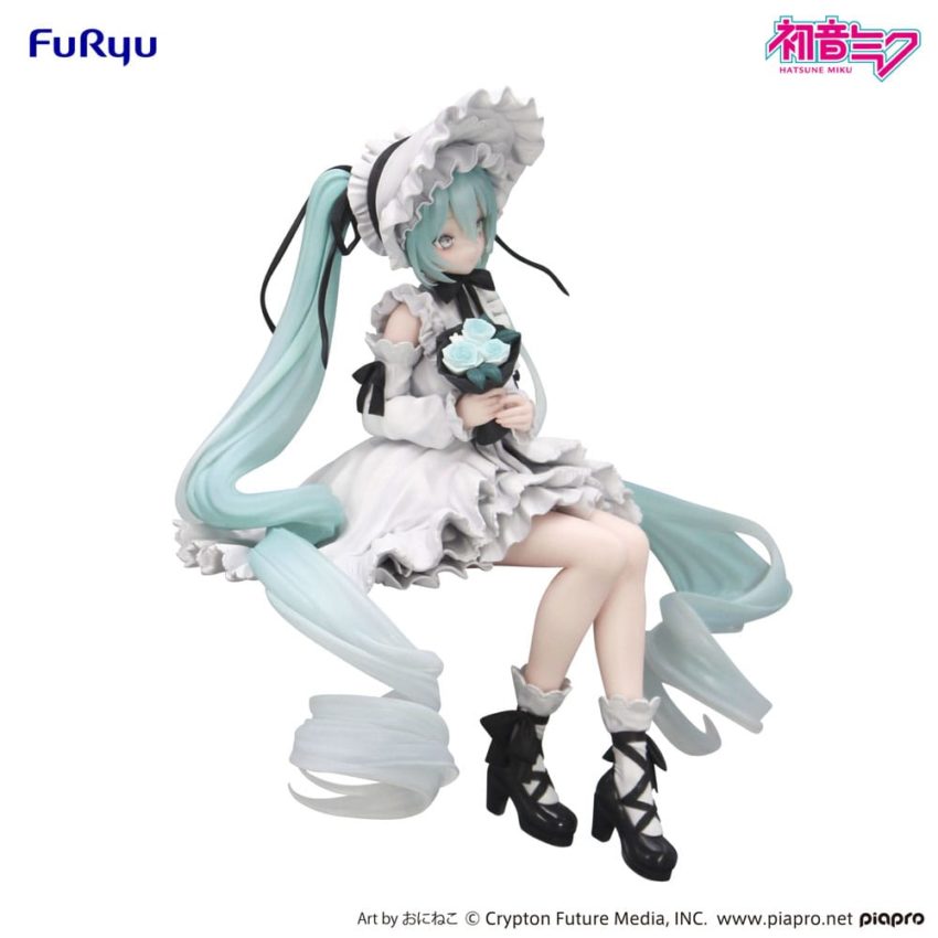Hatsune Miku Noodle Stopper PVC Statue Vintage Doll Style 15 cm by Furyu - Hatsune Miku