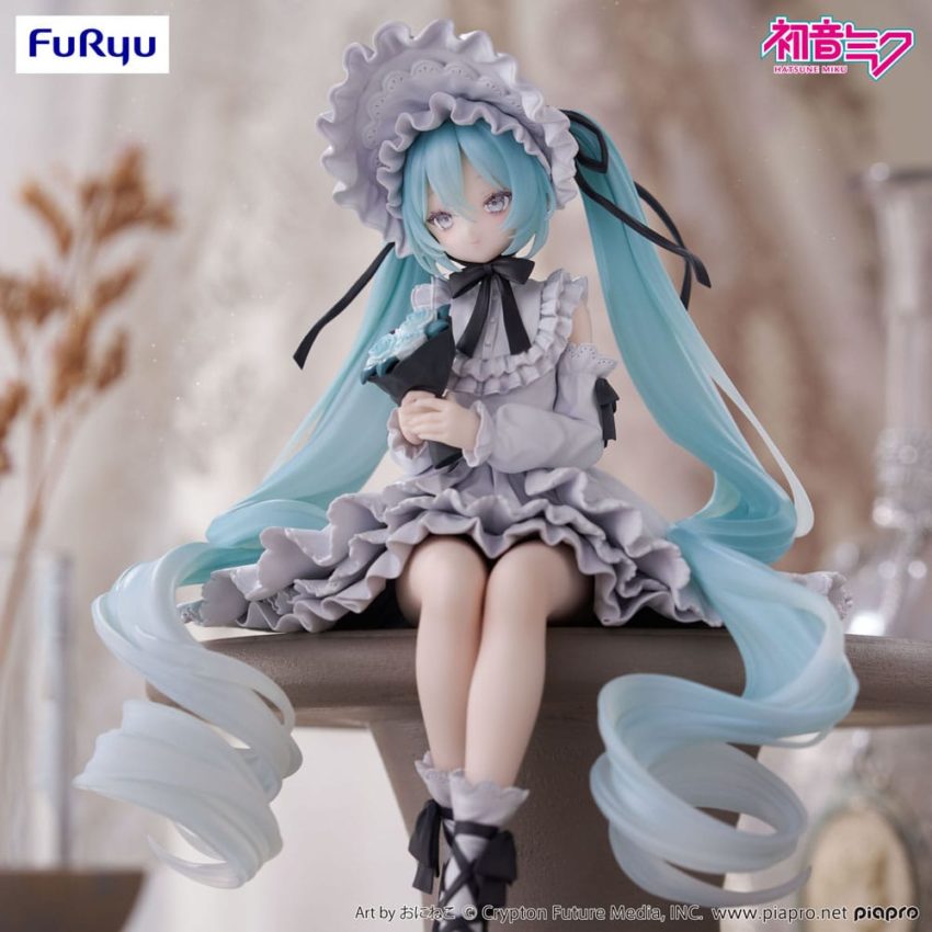 Hatsune Miku Noodle Stopper PVC Statue Vintage Doll Style 15 cm by Furyu - Hatsune Miku