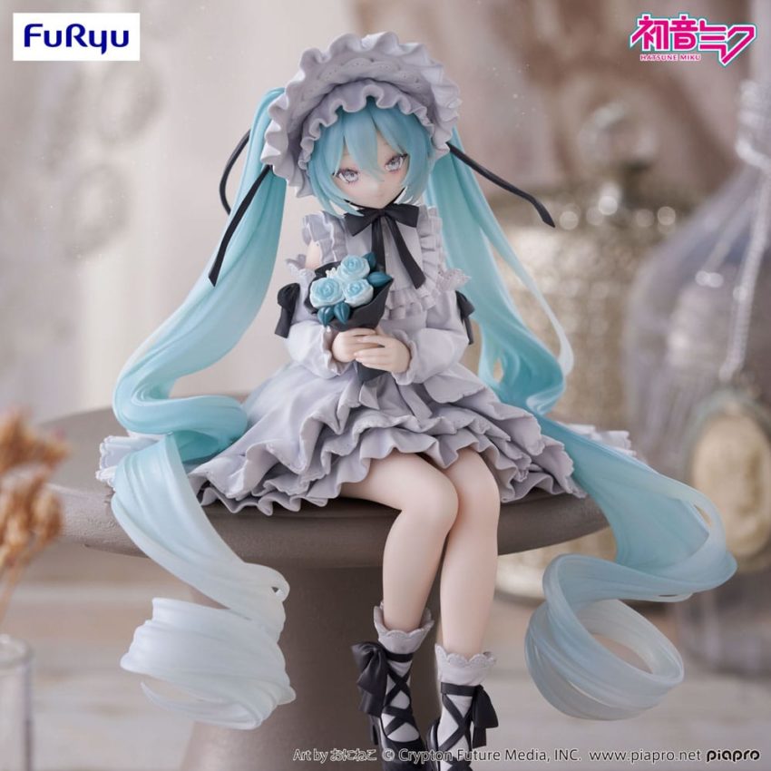 Hatsune Miku Noodle Stopper PVC Statue Vintage Doll Style 15 cm by Furyu - Hatsune Miku