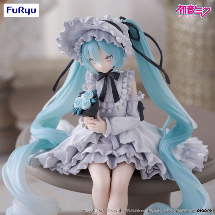 Hatsune Miku Noodle Stopper PVC Statue Vintage Doll Style 15 cm by Furyu - Hatsune Miku