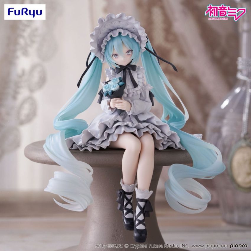 Hatsune Miku Noodle Stopper PVC Statue Vintage Doll Style 15 cm by Furyu - Hatsune Miku