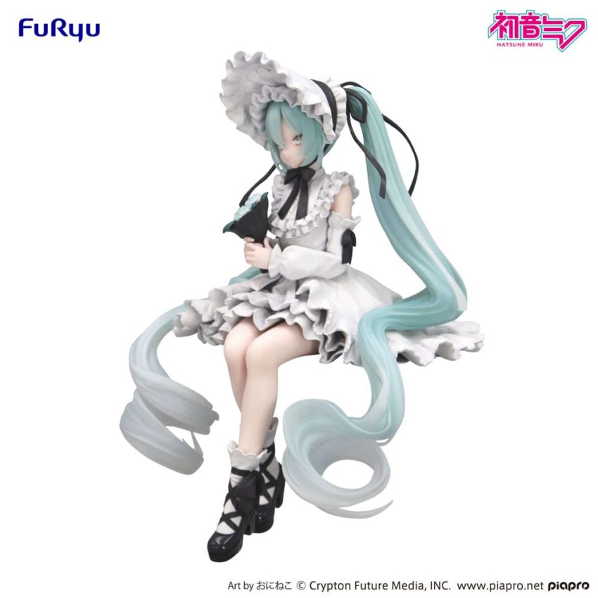 Hatsune Miku Noodle Stopper PVC Statue Vintage Doll Style 15 cm by Furyu - Hatsune Miku