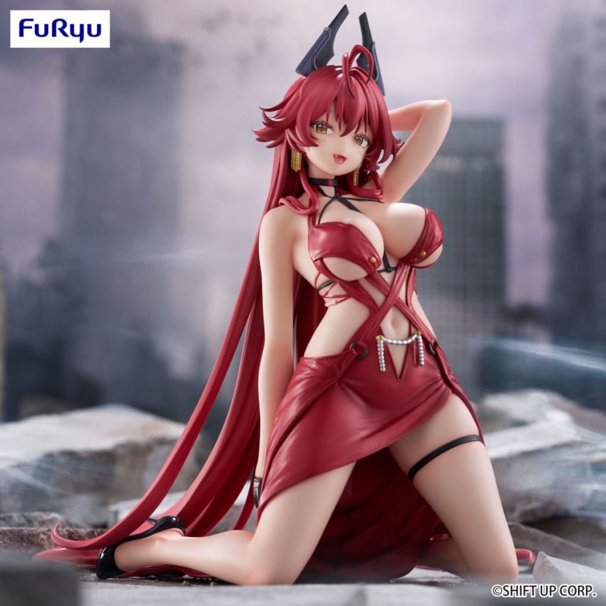 Goddess of Victory: Nikke Noodle Stopper PVC Statue Red Hood: Nonsense Red 12 cm by Furyu - Goddess of Victory