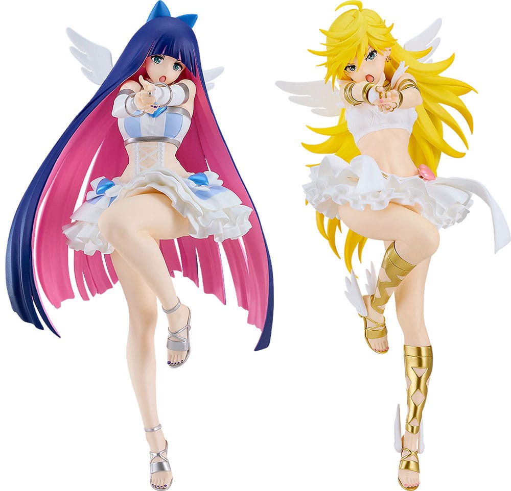 Panty & Stocking with Garterbelt Pop Up Parade PVC Statues 2-Pack Panty & Stocking Set: Repent Ver. L Size 21 cm by Good Smile Company - Panty and Stocking