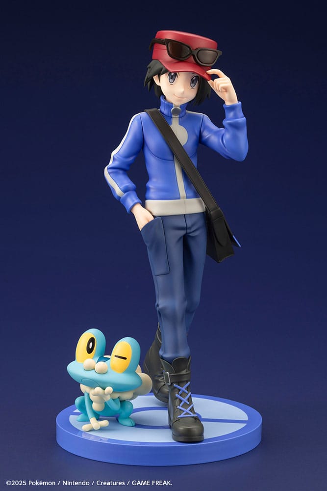 Pokémon ARTFXJ Statue 1/8 Calem & Froakie 20 cm by Kotobukiya - Pokémon