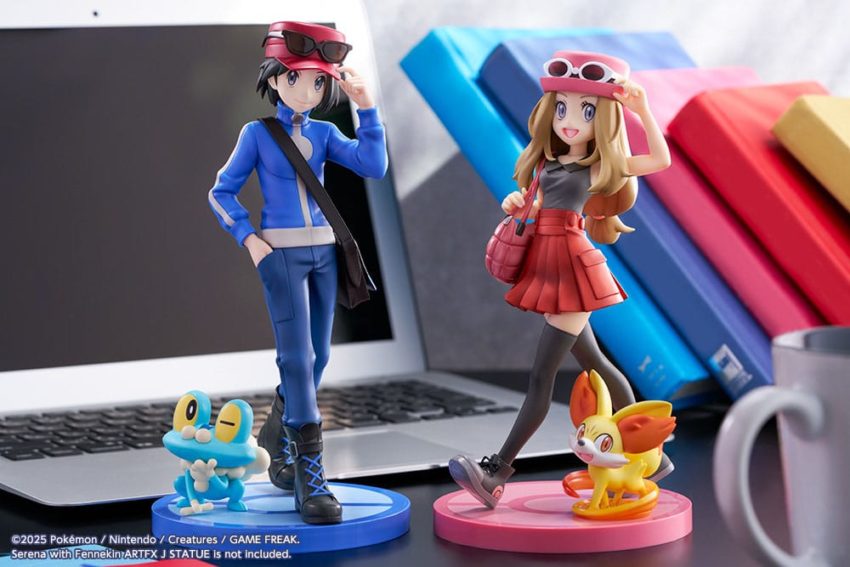 Pokémon ARTFXJ Statue 1/8 Calem & Froakie 20 cm by Kotobukiya - Pokémon