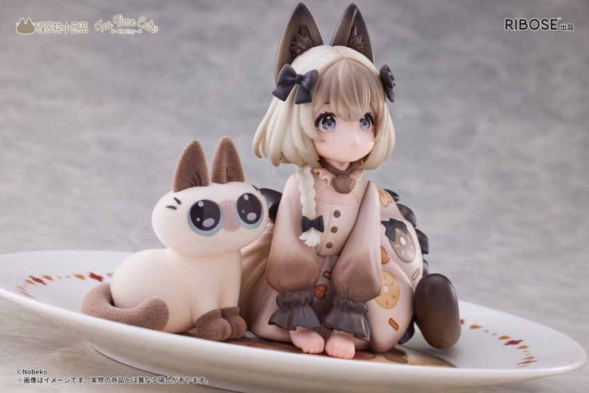 Decorated Life Collection PVC Statue Tea Time Cats x Siamese Cat Azuki-san Friendship Collaboration Exclusive Set 18 cm by Ribose - Decorated Life Collection