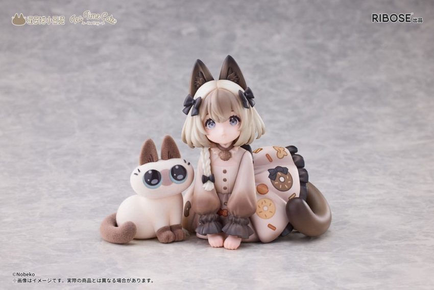 Decorated Life Collection PVC Statue Tea Time Cats x Siamese Cat Azuki-san Friendship Collaboration Exclusive Set 18 cm by Ribose - Decorated Life Collection