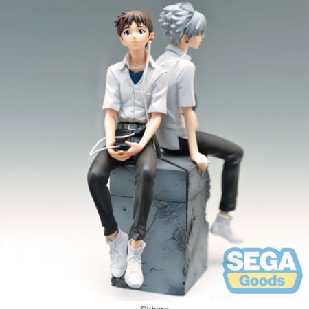 Rebuild of Evangelion Luminasta PVC Statue Shinji & Kaworu Evangelion: New Theatrical Edition Shinji Ver. 17 cm by Sega - Evangelion