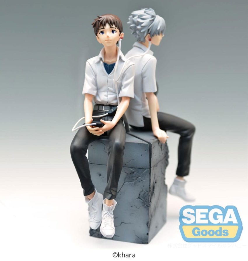 Rebuild of Evangelion Luminasta PVC Statue Shinji & Kaworu Evangelion: New Theatrical Edition Shinji Ver. 17 cm by Sega - Evangelion