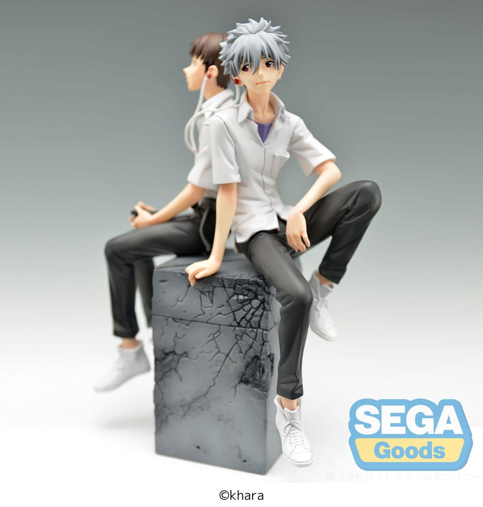 Rebuild of Evangelion Luminasta PVC Statue Shinji & Kaworu Evangelion: New Theatrical Edition Kaworu Ver. 17 cm by Sega - Evangelion