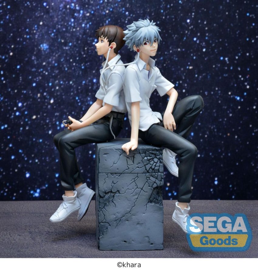 Rebuild of Evangelion Luminasta PVC Statue Shinji & Kaworu Evangelion: New Theatrical Edition Kaworu Ver. 17 cm by Sega - Evangelion