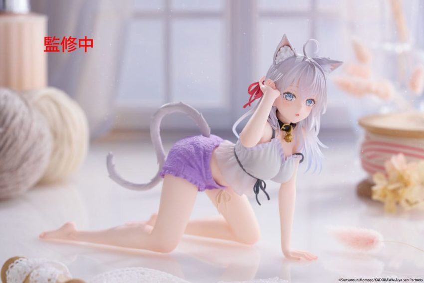 Alya Sometimes Hides Her Feelings in Russian PVC Statue Desktop Cute Figure Alya Cat Ear Roomwear Ver. 13 cm by Taito Prize - Alya Sometimes Hides Her Feelings in Russian