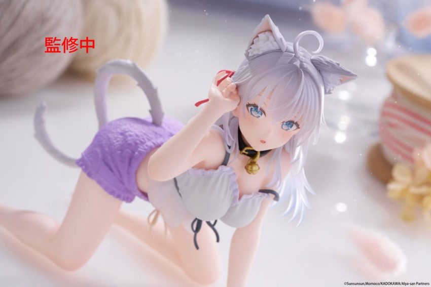 Alya Sometimes Hides Her Feelings in Russian PVC Statue Desktop Cute Figure Alya Cat Ear Roomwear Ver. 13 cm by Taito Prize - Alya Sometimes Hides Her Feelings in Russian