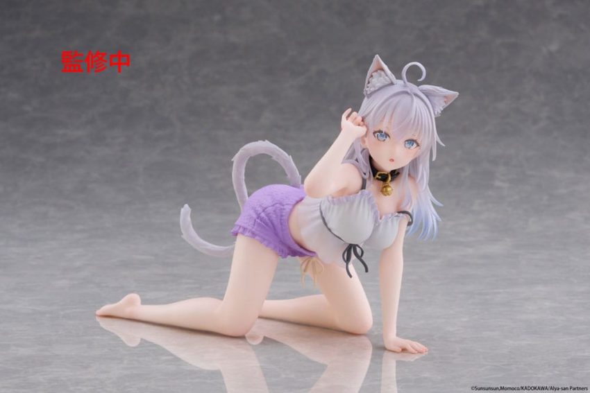 Alya Sometimes Hides Her Feelings in Russian PVC Statue Desktop Cute Figure Alya Cat Ear Roomwear Ver. 13 cm by Taito Prize - Alya Sometimes Hides Her Feelings in Russian