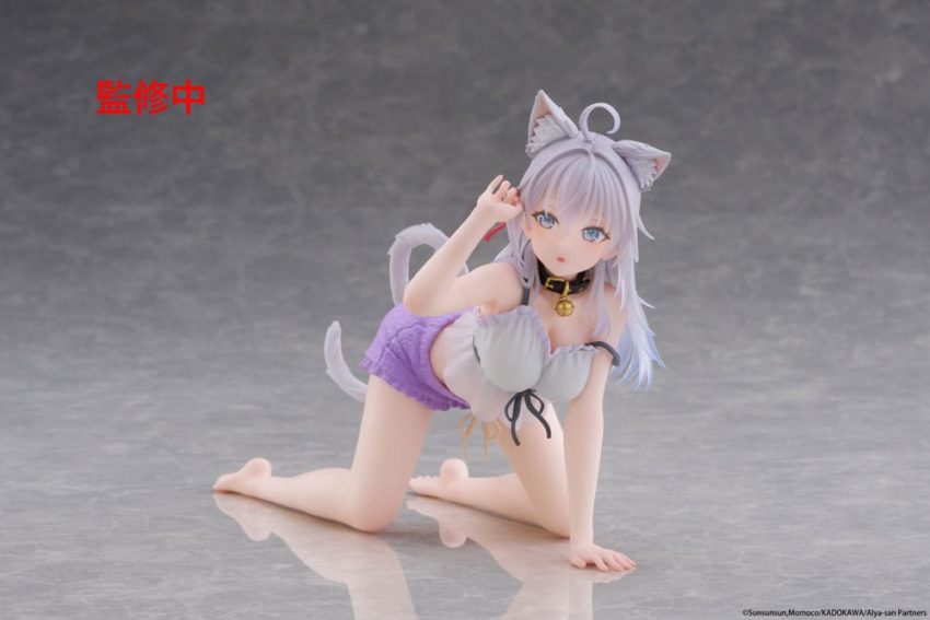 Alya Sometimes Hides Her Feelings in Russian PVC Statue Desktop Cute Figure Alya Cat Ear Roomwear Ver. 13 cm by Taito Prize - Alya Sometimes Hides Her Feelings in Russian