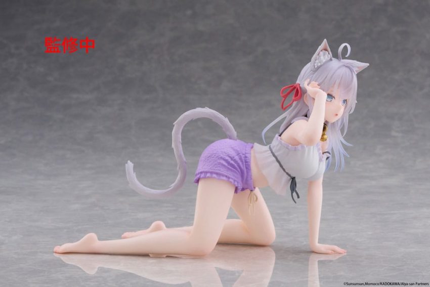 Alya Sometimes Hides Her Feelings in Russian PVC Statue Desktop Cute Figure Alya Cat Ear Roomwear Ver. 13 cm by Taito Prize - Alya Sometimes Hides Her Feelings in Russian