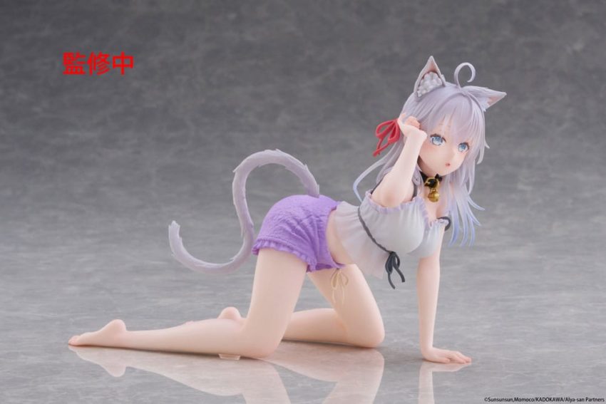 Alya Sometimes Hides Her Feelings in Russian PVC Statue Desktop Cute Figure Alya Cat Ear Roomwear Ver. 13 cm by Taito Prize - Alya Sometimes Hides Her Feelings in Russian
