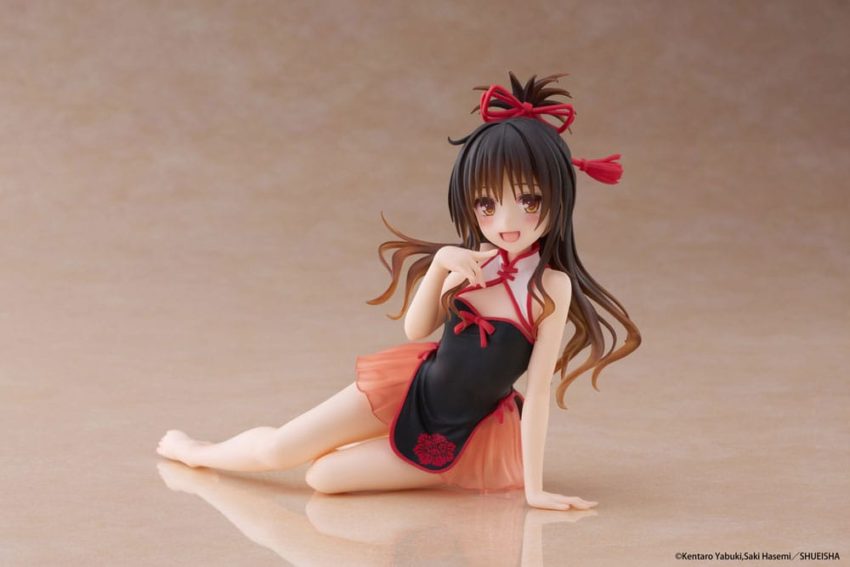 To Love-Ru Darkness PVC Statue Desktop Cute Figure Mikan Yuki Chinese Dress Ver. 13 cm by Taito Prize - To Love-Ru