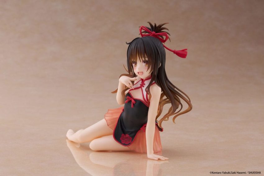 To Love-Ru Darkness PVC Statue Desktop Cute Figure Mikan Yuki Chinese Dress Ver. 13 cm by Taito Prize - To Love-Ru