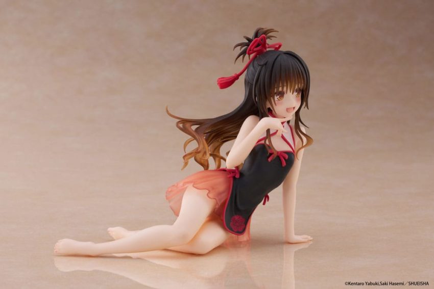 To Love-Ru Darkness PVC Statue Desktop Cute Figure Mikan Yuki Chinese Dress Ver. 13 cm by Taito Prize - To Love-Ru