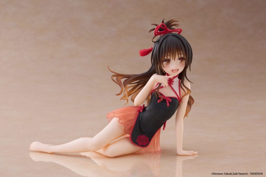 To Love-Ru Darkness PVC Statue Desktop Cute Figure Mikan Yuki Chinese Dress Ver. 13 cm by Taito Prize - To Love-Ru