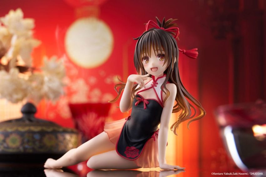 To Love-Ru Darkness PVC Statue Desktop Cute Figure Mikan Yuki Chinese Dress Ver. 13 cm by Taito Prize - To Love-Ru